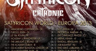 Satyricon European tour poster