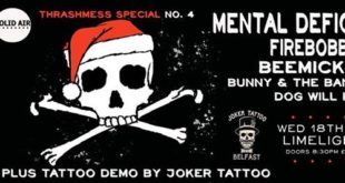 Mental Deficiency – Limelight 2, Belfast – 19 December 2013
