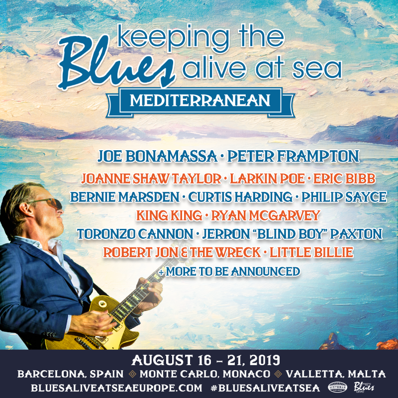 Joe Bonamassa’s Keeping the blues alive at sea announces first mediterranean cruise
