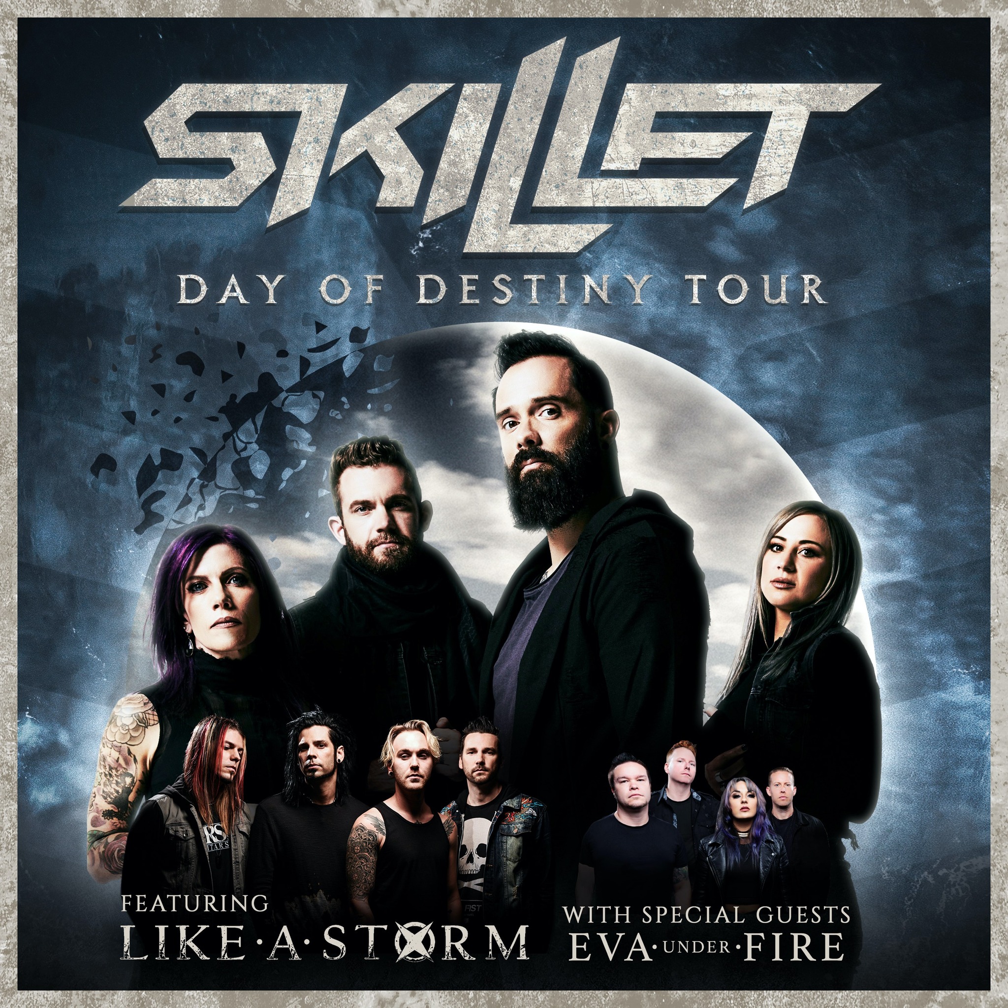 skillet tour 2022 europe